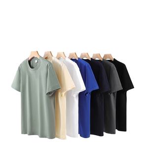 Camiseta de Algodón 100% para Hombre, Lisa, de Manga Corta, Transpirable, Calidad Premium, Venta al Por Mayor, OEM, Orientada a la Exportación, Personalizable, Nueva - Product Image 1