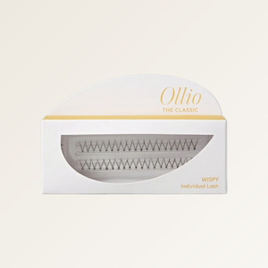 fake eyelashe Ollio The Classic Individual Eyelashes Single Pack - Wispy 10mm <b>Lashes</b> 10 mm eye <b>extensions</b> - Product Image 4