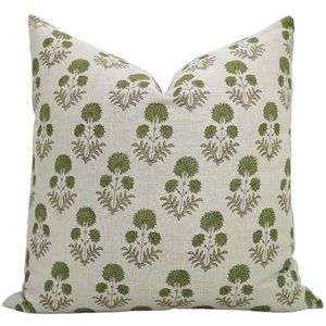 Handmade Boho Style Block Printed Cotton Cushion Cover Soft Linen <b>Throw</b> Sofa Couch <b>Bed</b> Woven Bulk Product Pillow Home By ITHL - Product Image 6
