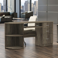 Design moderno di 1318 qualità in legno ufficio scrivania Manager Workstation mobili per casa ufficio scuola uso Made in Malaysia