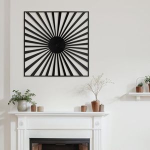 Décoration murale en métal artisanale, idéale pour ajouter une touche artistique et un look unique au salon, à la chambre ou au couloir. - Product Image 4