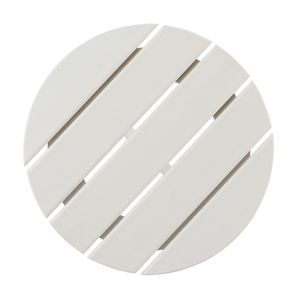 Tavolino Rotondo in HDPE Bianco a Strato Singolo 46*46*46cm per Arredamento Soggiorno - Product Image 3