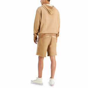 Men Casual Hoodie and Shorts Set Two Piece Tracksuit Cotton Blend Streetwear Summer Wear <b>Jogger</b> Set Wholesale Supplier - Product Image 6