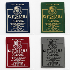 Étiquettes tissées pour vêtements, étiquettes pliables en boucle, étiquettes nominatives tissées, étiquettes de taille, étiquettes nominatives à coudre pour uniformes scolaires d'enfants - Product Image 6