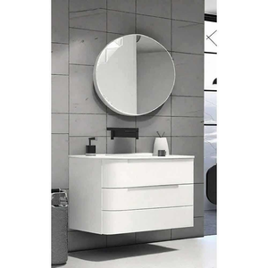 Premium Round <b>LED</b> Bathroom <b>Mirror</b> Metal Frame <b>Wall</b> Mounted Handmade From India - Product Image 3