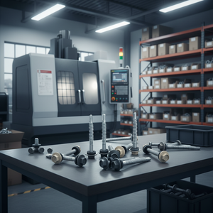 Tornillo Autoperforante de Cabeza Hexagonal Modelo PDC 12 con Arandela EPDM Adhesiva, Acero al Carbono Clase 4.8 6.8, Acabado Zincado/Galvanizado, Rosca Gruesa - Product Image 1