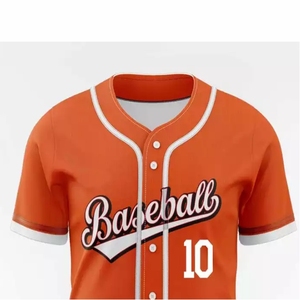 Maillot de baseball personnalisé sublimé professionnel, entièrement boutonné, équipement d'équipe, respirant, séchage rapide, pour l'Europe - Product Image 6