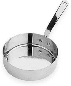 Mini poêle à frire en acier inoxydable pour servir des sauces, poêle compacte pour la cuisine à domicile, restaurant, petite poêle de cuisson pour la vente en gros - Product Image 1