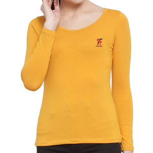 Solid Trader <b>Top</b> Rated Fashionable Breathable Light Weight Anti Pilling Wrinkle Resistant Outdoor Outing Women Tee Shirt - Product Image 1