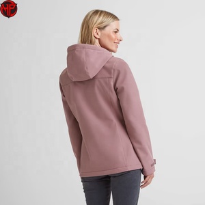 Veste polaire à capuche pour femme, fermeture éclair intégrale, coupe-vent, couleur unie, vêtement d'automne, veste softshell pour femme, à capuche, coupe-vent, imperméable - Product Image 6