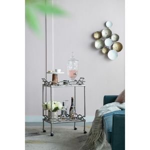 Decorazione da parete contemporanea in metallo da 24,5 x 18 pollici - Product Image 1