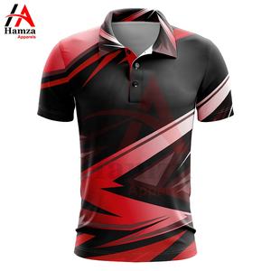 Polo de hombre de calidad superior sublimación diseño geométrico OEM venta al por mayor tela personalizada color y tamaño camisa polos - Product Image 3