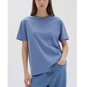 T-shirt en coton à col en V pour femme, léger, tissé, à manches courtes, décontracté, écologique, respirant, séchage rapide, pour tous les jours - Product Image 2