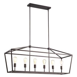 Lampadario Lineare a 5 Luci: Soluzione di Illuminazione Elegante e di Stile - Product Image 1