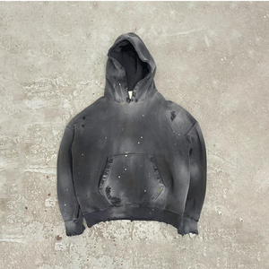 Sudadera Vintage con MOQ Bajo, Sudadera con Efecto Desgastado, Sudadera Oversize para Colecciones de Boutique - Product Image 6