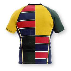Maillots de rugby personnalisés OEM, vêtements d'équipe par sublimation, maillots de rugby respirants de haute qualité, vente en gros de maillots de rugby - Product Image 3