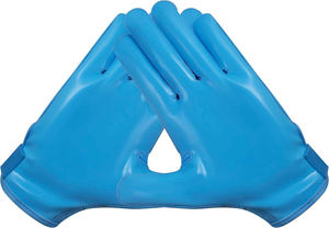 Gants de football américain Blue Lineman, poignées antidérapantes, paume rembourrée, personnalisables, unisexes, protection sportive en gel de silicone - Product Image 2