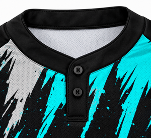Maillot de baseball personnalisé Sinewy en polyester sublimé, anti-humidité, à manches courtes, unisexe, pour adulte, avec nom et numéro - Product Image 6