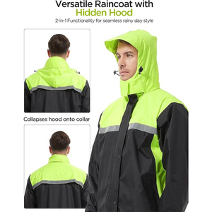 Vêtements de travail unisexes réfléchissants et fluorescents en maille polyester, antistatiques, respirants, haute visibilité, avec service OEM - Product Image 5