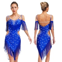 Femmes Danse Latine Cha-Cha Tango Performance Costume Robe Dancewear pour Tango Performance Danse Compétition Costumes Grossistes