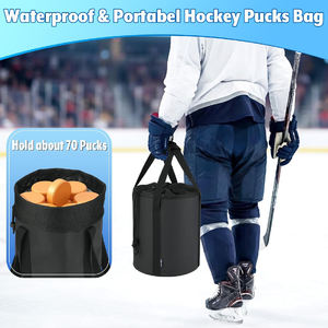Sac de hockey sur glace personnalisé avec logo et taille sur mesure, grande capacité, sacs à pucks de hockey sur glace en vente en ligne, sac à pucks - Product Image 5