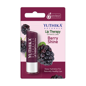 Yuthika Moisturizing <b>Lip</b> Balm – Berry Shine 4.8g | Repairs Dry, Damaged <b>Lips</b> with Natural Oils | Hydrated & Smooth <b>Lips</b> | Glossy - Product Image 1