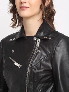 Wholesale 2026 Women <b>Leather</b> Fashion Jackets Hot Sale Women Custom <b>Leather</b> Fashion Breathable Jacket - Product Image 3