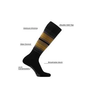 Chaussettes de sport pas chères, personnalisables, pour baseball, softball, entraînement, compression, en spandex/polyester, pour hommes, professionnelles - Product Image 6