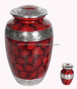 Urne de crémation avec petite urne de voyage souvenir pour cendres avec petit compartiment souvenir urne de crémation en laiton - Product Image 5