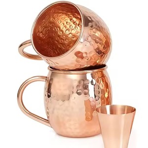 Tazas de Cobre Personalizadas para Beber Vino y Agua, Estilo Moscow Mule, con Diseño de Huevos Saludables - Product Image 2