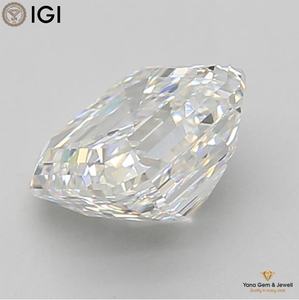 Diamante Cultivado en Laboratorio CVD de Alta Calidad con Certificación IGI, Claridad VS2, Color E, 4.00 Quilates, Corte Asscher, Diseñado para Anillo Personalizado - Product Image 4