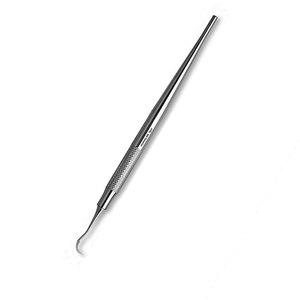 Instrument de détartrage dentaire, outil manuel parodontal professionnel en acier inoxydable, type faucille simple face, pour plaque et tartre - Product Image 5