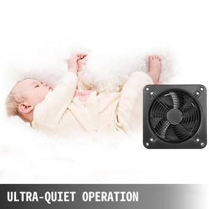 Ventilatore Assiale Industriale in Metallo da 300mm per Uso Commerciale, Estrattore d'Aria per Ventilazione Industriale - Product Image 4