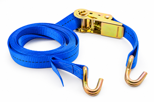 Sangle de cargaison à cliquet en polyester 25 mm 250 kg, robuste, pour le maintien de charge de camion et le transport de marchandises, service d'usine OEM - Product Image 5