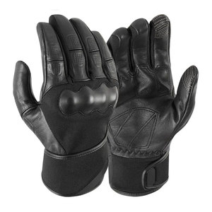 Guantes de Motocicleta de Cuero de Alta Calidad, Transpirables, con Pantalla Táctil, para Conducción y Carreras - Product Image 1
