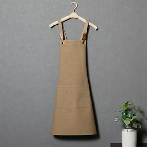 Delantal de Trabajo Personalizado de Mezclilla de Algodón con Logotipo Personalizado, Delantal Impermeable para Asar, Cocina, Servidor, Artista, Uniforme - Product Image 4