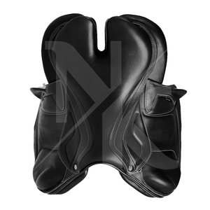 อานม้าหนังแท้คุณภาพสูงสำหรับขี่ม้าแบบอังกฤษ พร้อมโครงไม้ แข็งแรง ทนทาน อุปกรณ์สำหรับแข่งม้าจากปากีสถาน - Product Image 5