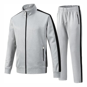 Ensemble de survêtement en coton personnalisé OEM avec broderie, unisexe, sweat-shirt et pantalon en molleton épais, deux pièces - Product Image 6