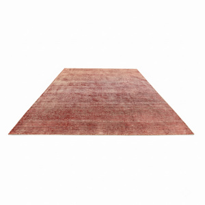 Tapis en laine bleu turquoise foncé, épais, à texture mélangée, moderne, antidérapant, écologique, tufté à la main, pour salon et salle de bain - Product Image 2