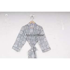 Camiseta de Manga Larga para Mujer, Hecha a Mano, 100% Algodón, Estampado Floral Digital, Cuello en V, Cierre con Cordón, Transpirable, para Todas las Temporadas - Product Image 6