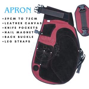 Juego de herramientas de herrador con protectores de seguridad, separador de herraduras, martillo para clavos, clavillero curvo, cuchillo para pezuñas, cuchilla de bucle y extractor de herraduras - Product Image 3