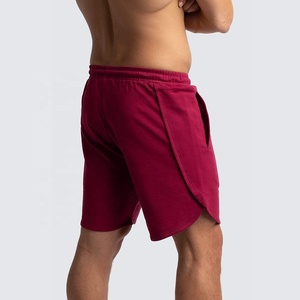 Shorts de sport OEM personnalisés pour hommes, taille mi-haute, en tissu éponge respirant polyester/nylon, style cargo robuste, pour entraînement en salle de sport et fitness, avec empiècements en maille, taille XS - Product Image 3