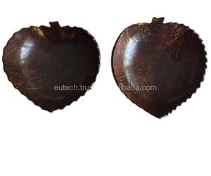 Cuenco de cáscara de coco pulido ecológico hecho a mano 100% artesanías naturales para el hogar ensalada de frutas arroz decoración del hogar de Vietnam - Product Image 3