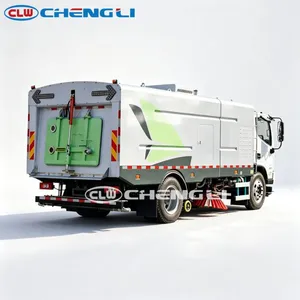 Camion balayeuse de voirie électrique pure CATL, largeur de nettoyage 3,2 m, zéro émission, pour le nettoyage des routes urbaines - Product Image 3