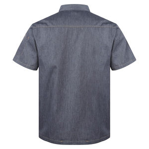 Veste de Chef Élégante pour Restaurant, Chemises de Travail pour Hommes et Femmes, Chemise de Travail à 3 Boutons pour Hommes, Uniformes Masculins, Chemise de Chef - Product Image 2