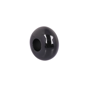 Perles d'onyx noir 14x8x5mm Pierre précieuse naturelle pour la fabrication de bijoux - Product Image 3