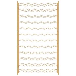 Estante para Botellas de Vino de Metal Dorado para 72 Botellas - Product Image 4