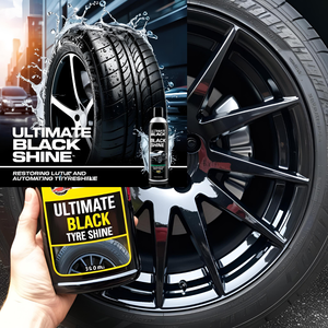 Ultimate Black Tire Shine High-Gloss para un acabado y protección duradera para automóviles y neumáticos Producto para el cuidado del automóvil - Product Image 1