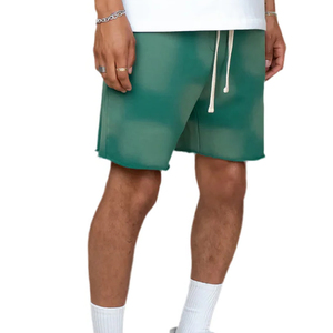 กางเกงขาสั้นผู้ชายปักลายโลโก้แบบทำเก่าสไตล์วินเทจ สั่งทำได้ตามต้องการ สำหรับผู้ใหญ่ - Product Image 6