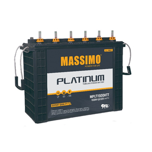 Affordable Price Premium Quality India Made MASSIMO 12V <b>Tall</b> Tubular <b>Storage</b> Lead Acid Battery of 150AH for Home Applications - Product Image 1
